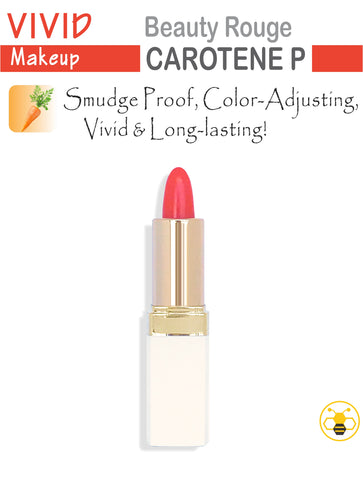 Beta-carotene Japanese color-changing lipstick, vivid